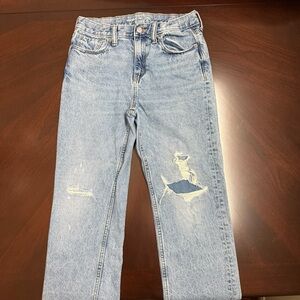 Old Navy Light Blue Ripped Jeans